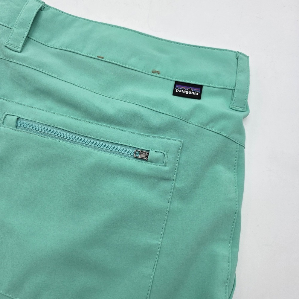 Patagonia Happy Hike 4" Inseam Shorts Women 12 Green 21231 Hiking Outdoors NWOT